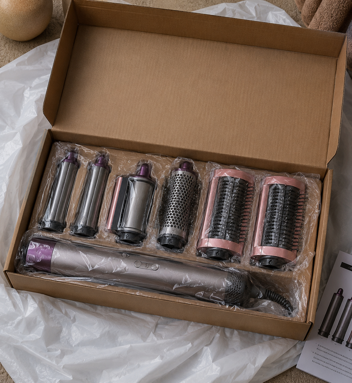 Professional 7-in-1 Air Styling System – Complete Curl, Smooth & Volumize Set